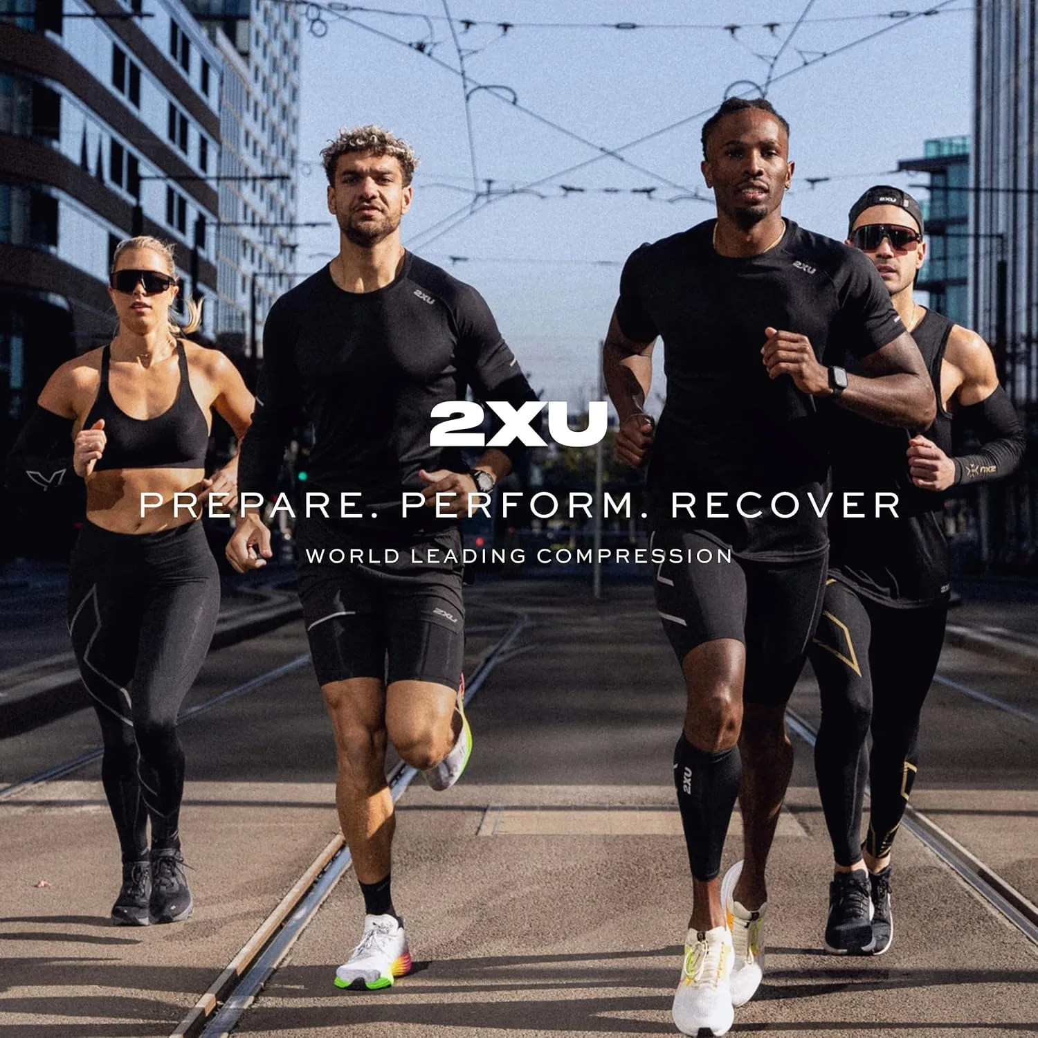 2XU unisex-adult Vectr Full Length Sock