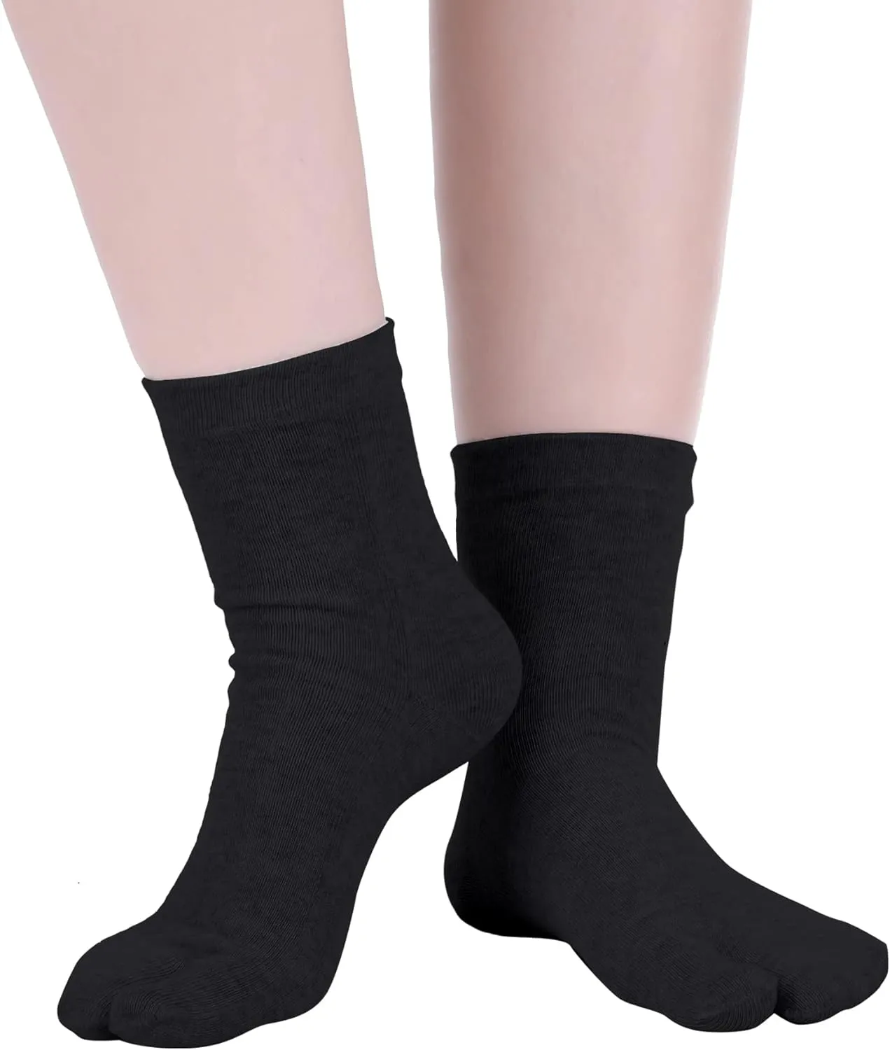 4 Pairs Flip Flop Socks Tabi Split Toe Socks for Men Women Supplies
