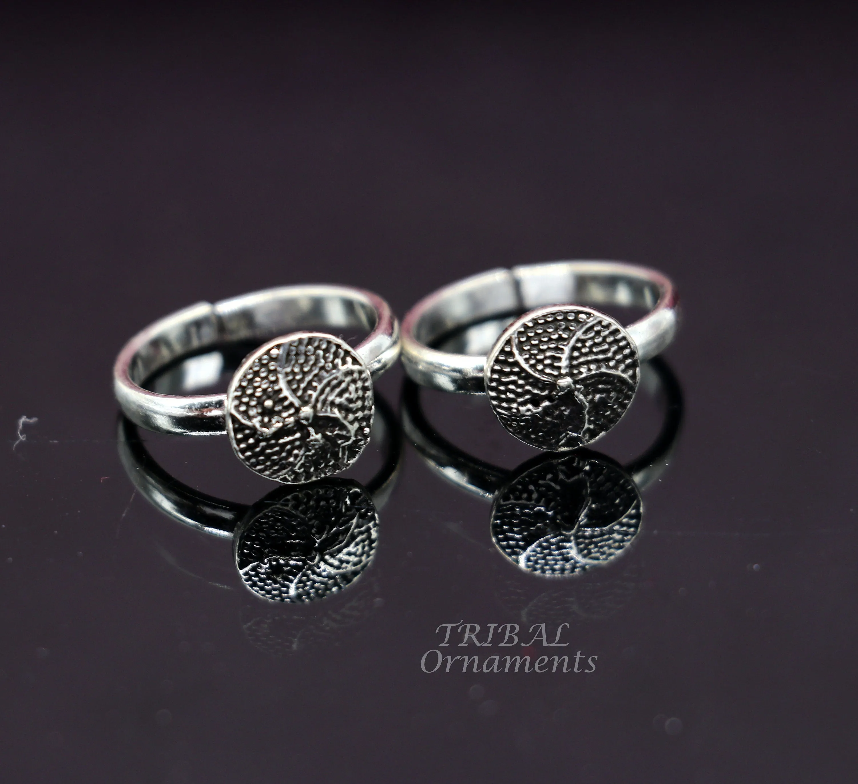 925 sterling silver handmade fabulous heart design toe ring band tribal belly dance vintage style ethnic tribal brides jewelry ytr66