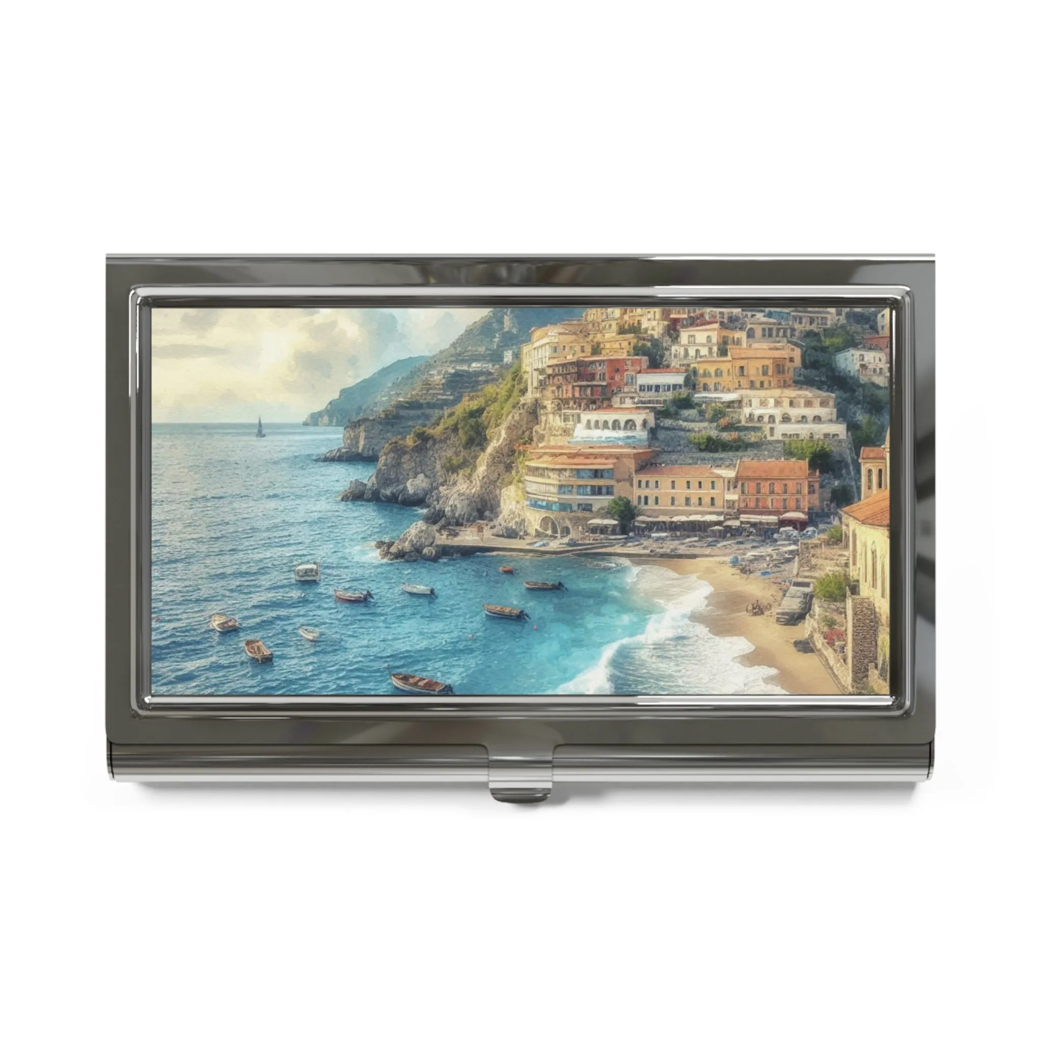 A historic city on the coast  Business Card Holder