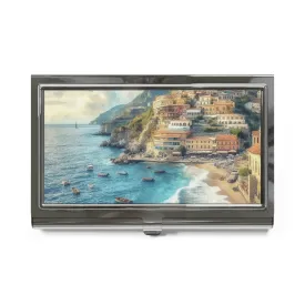 A historic city on the coast  Business Card Holder