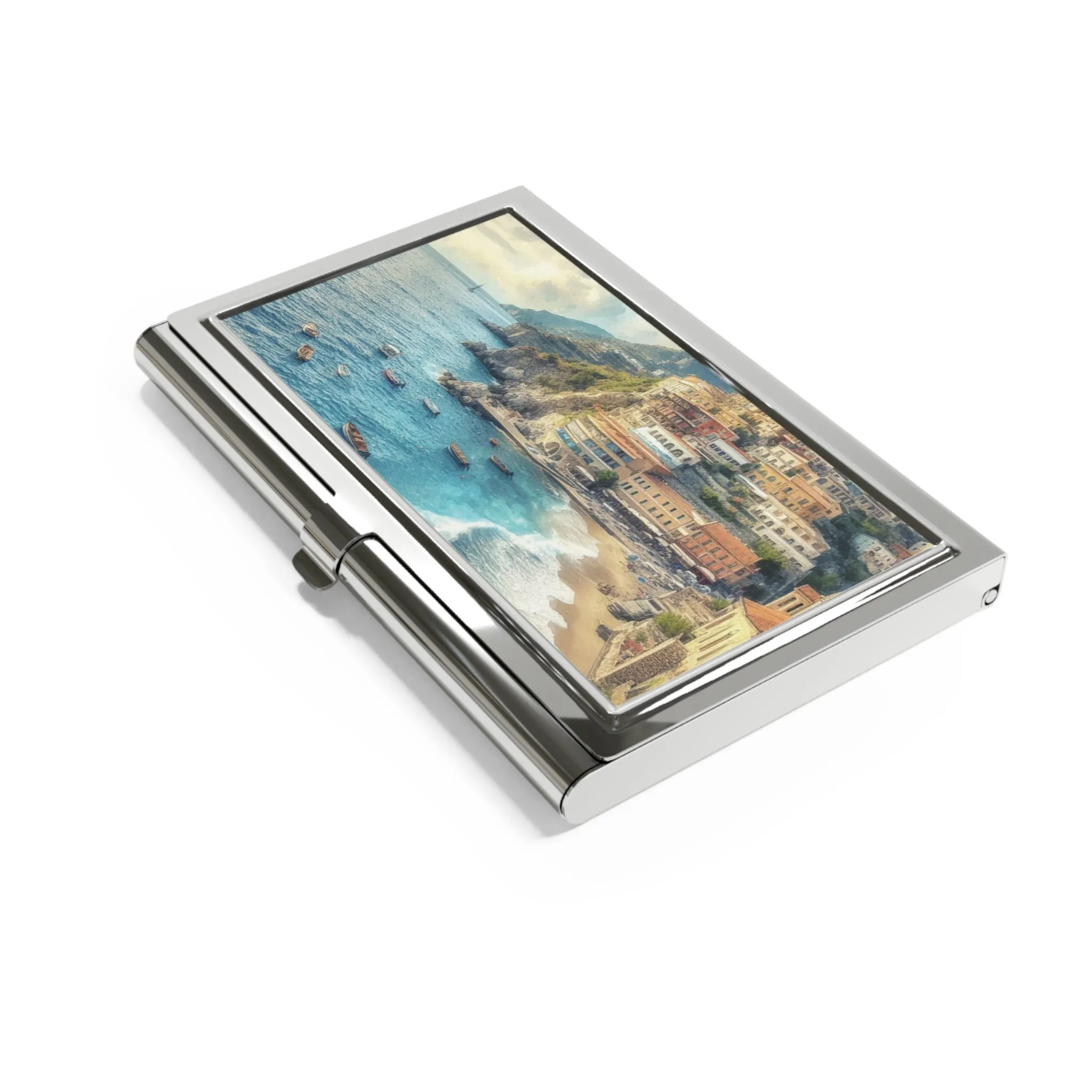 A historic city on the coast  Business Card Holder
