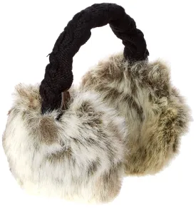 Barts Women's Fur Earmuffs One Size Grey (Rabbit 0009)