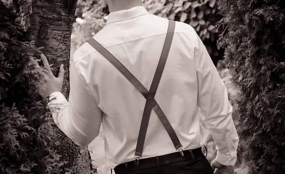 Black Retro Bow Tie and/or Suspenders