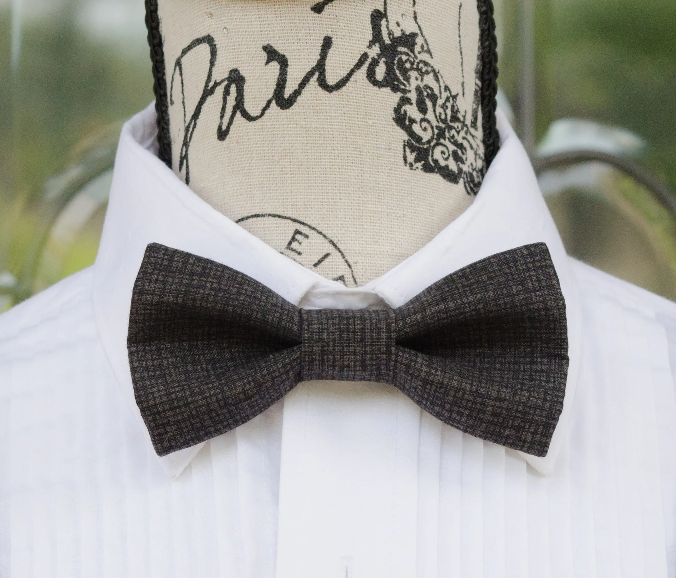 Black Retro Bow Tie and/or Suspenders