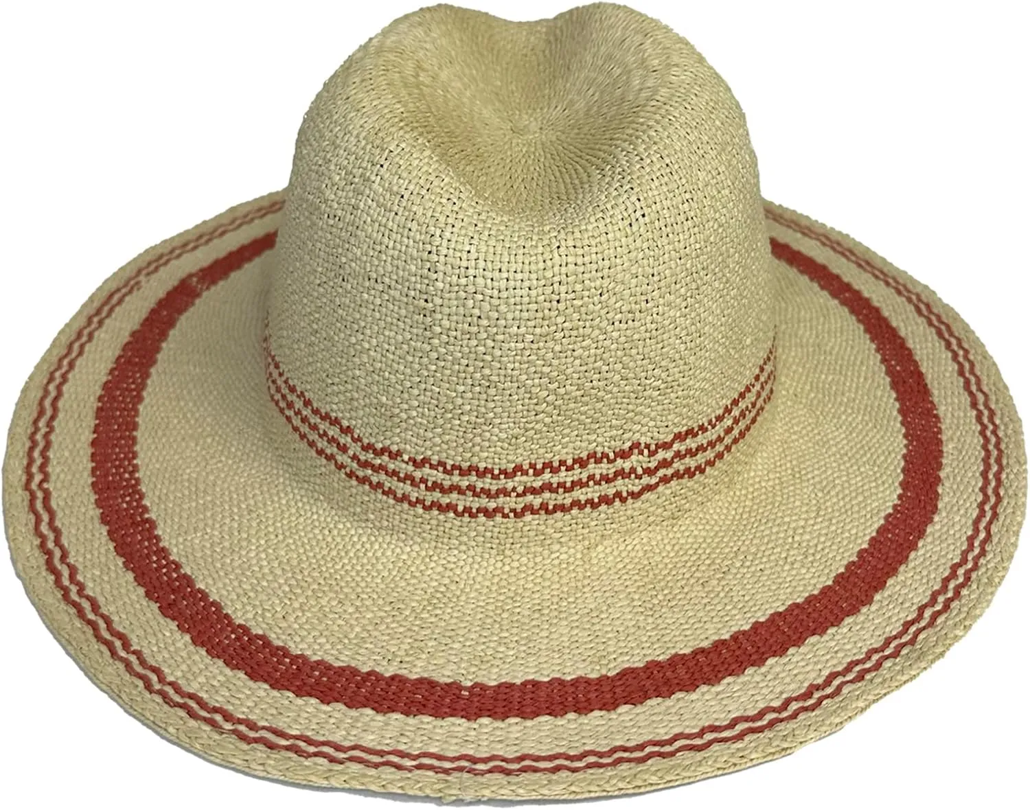 Broner Ladies Coastline Fedora Hat with Stripe Accent Patterns