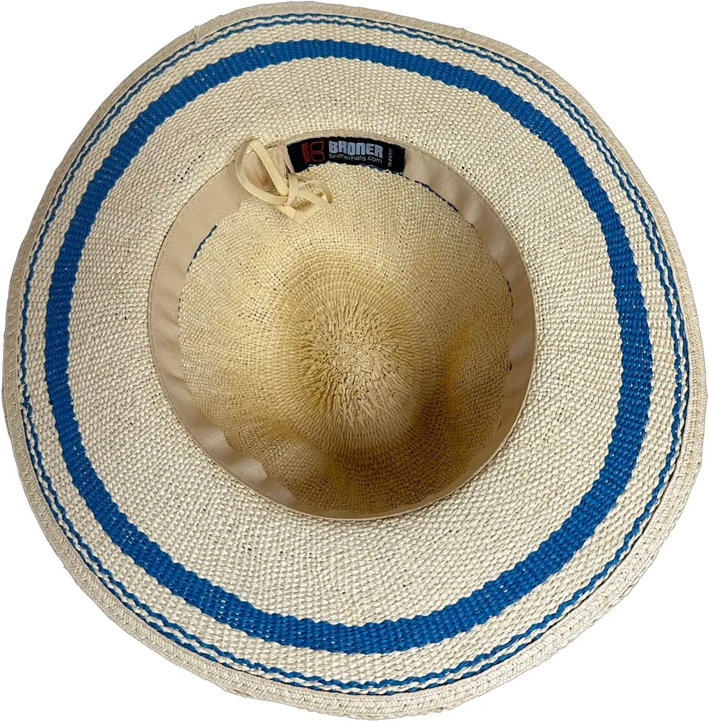 Broner Ladies Coastline Fedora Hat with Stripe Accent Patterns