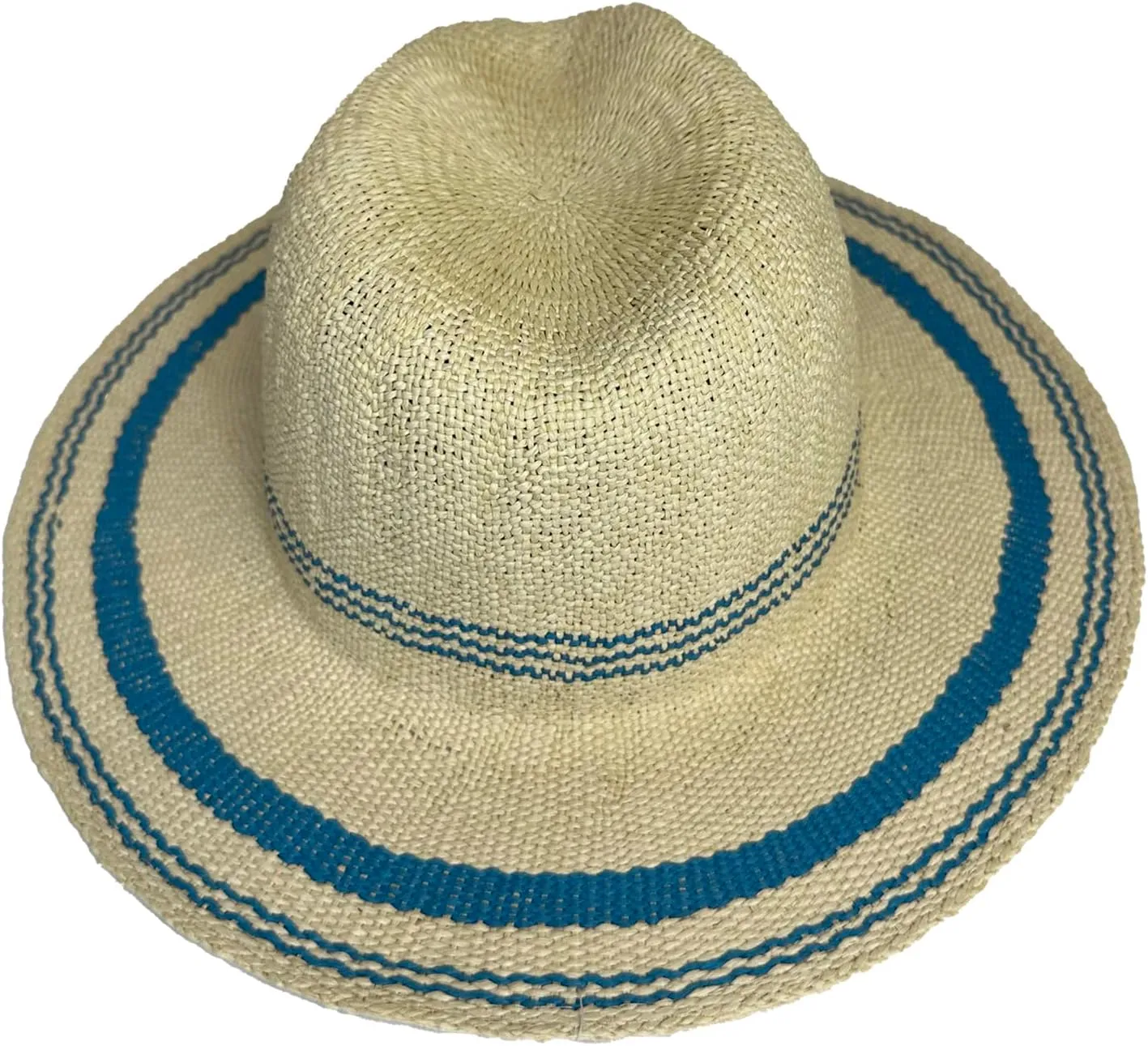 Broner Ladies Coastline Fedora Hat with Stripe Accent Patterns