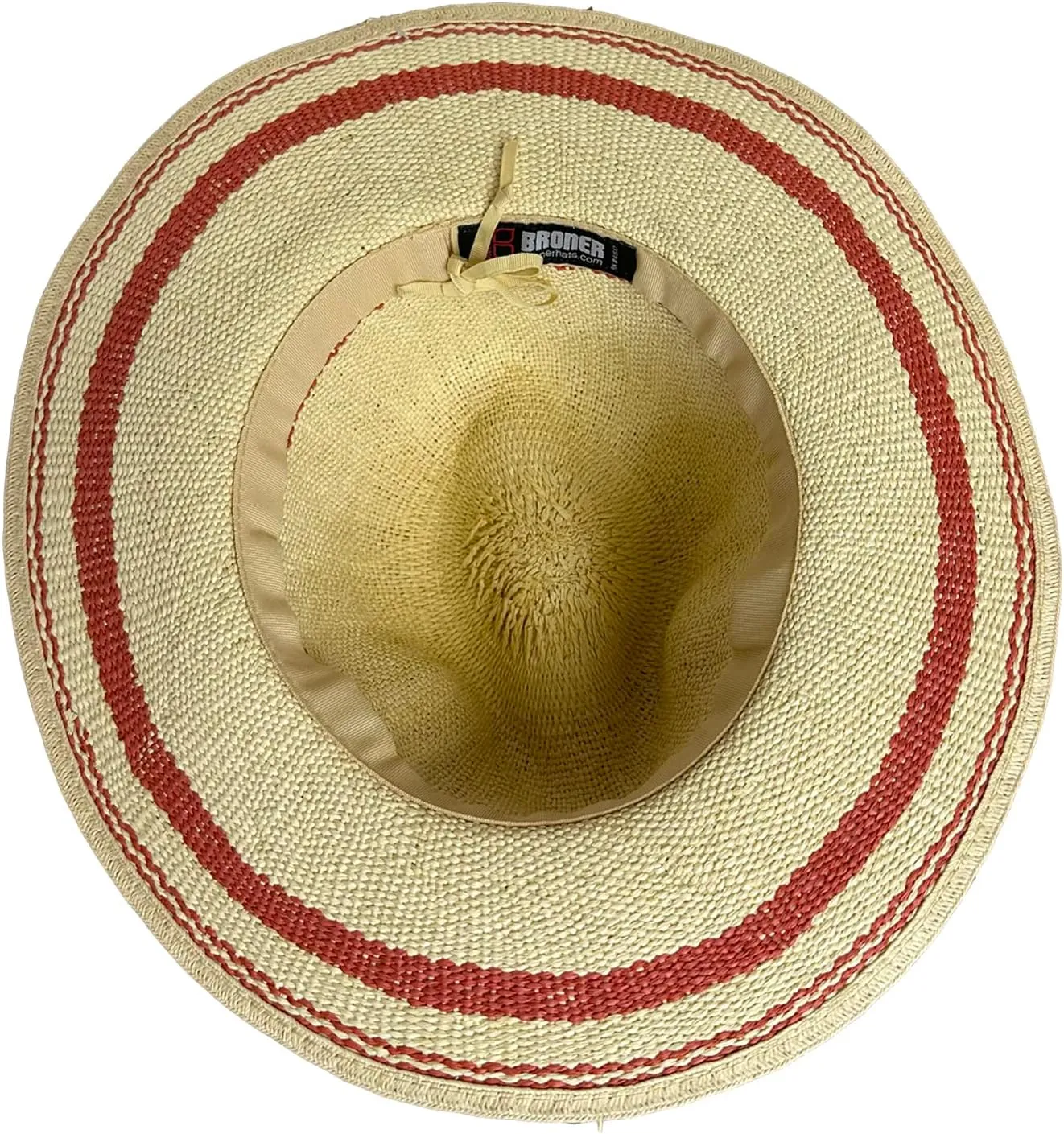 Broner Ladies Coastline Fedora Hat with Stripe Accent Patterns