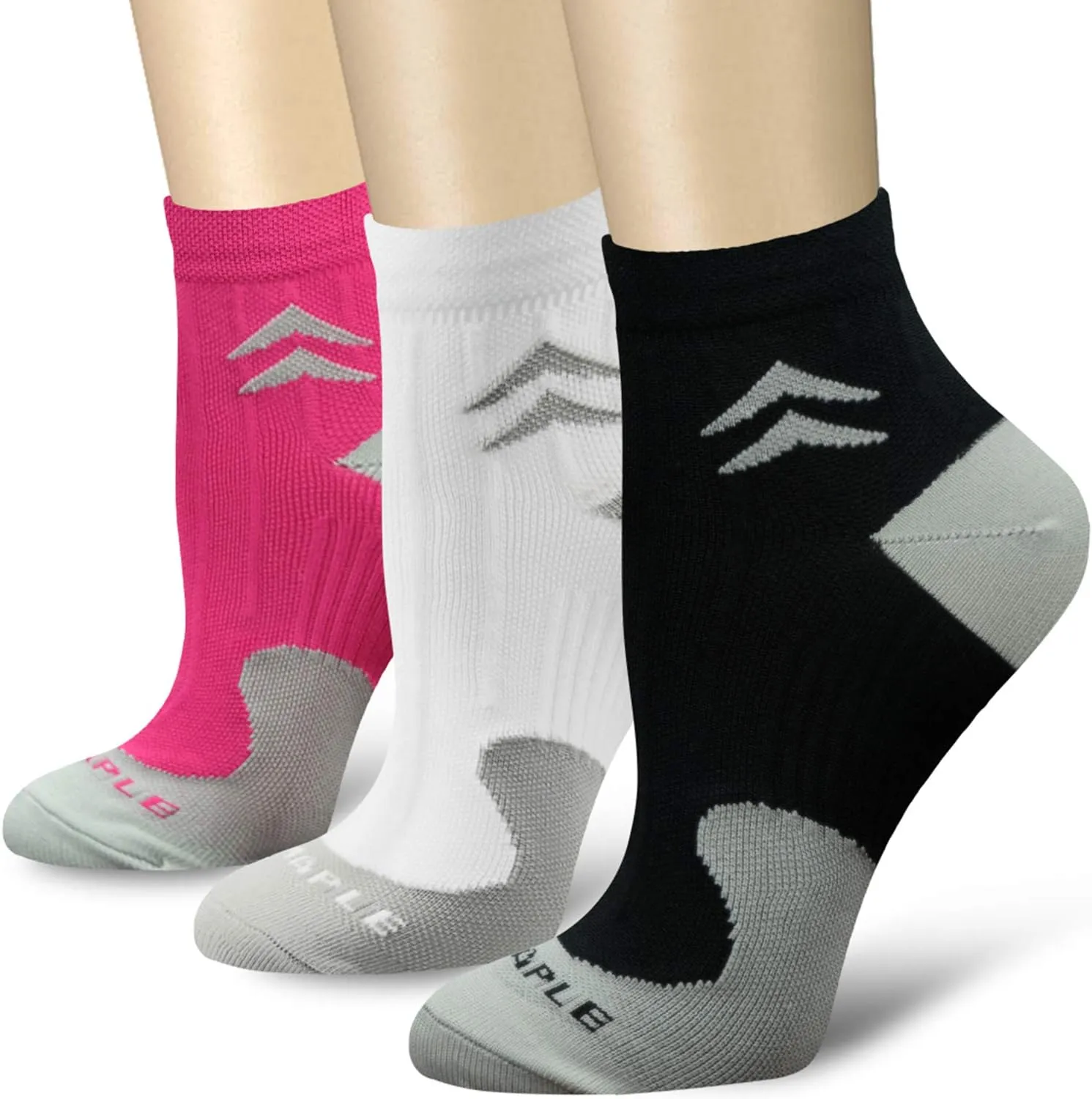 CHARMKING Compression Socks for Women & Men Circulation 15-20 mmHg is Best for Athletic Running Cycling Nurse Daily Wear