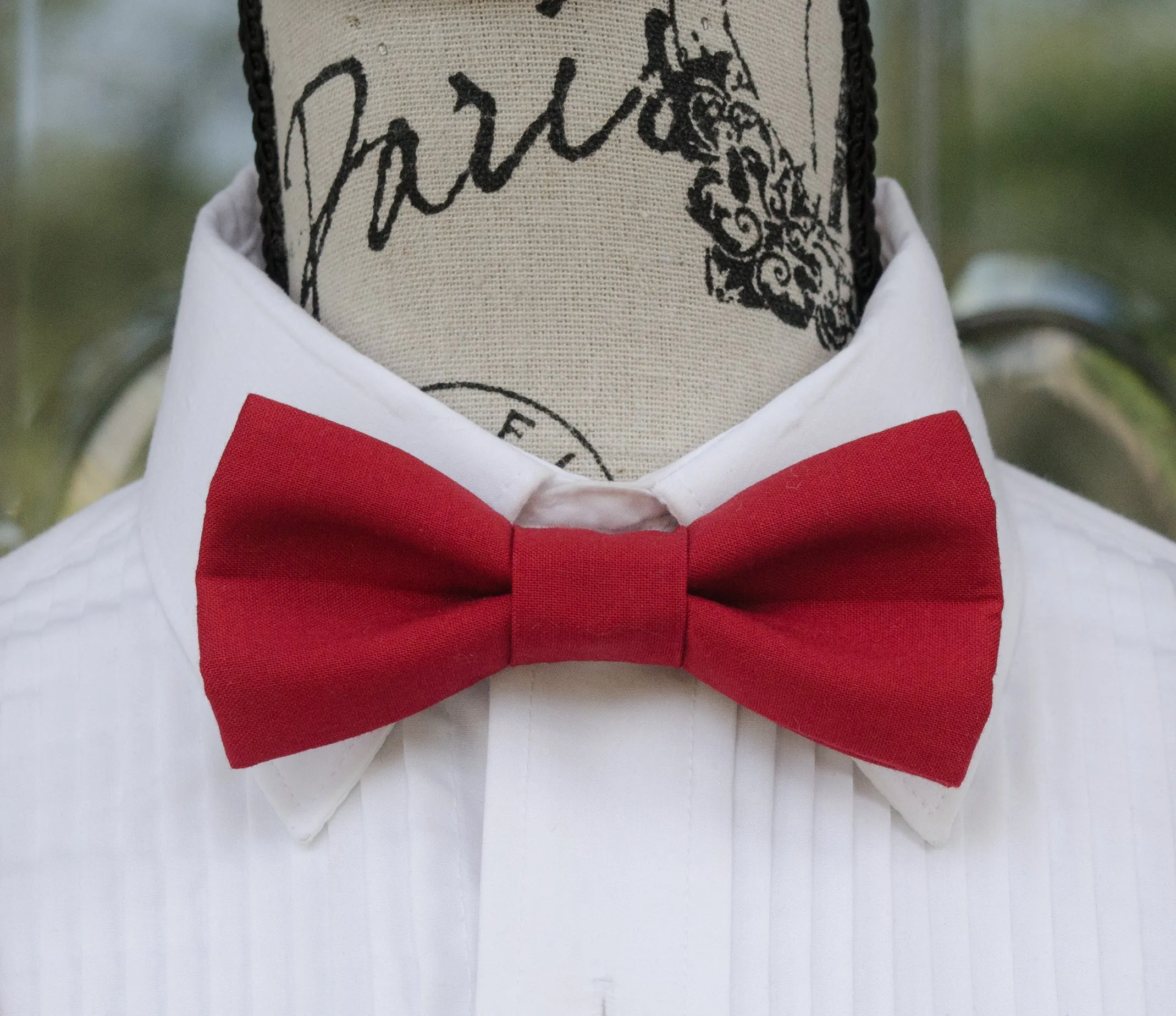 Classic Red Bow Tie and/or Suspenders (17)