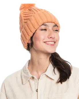 Cosy Sundown Beanie in Dusty Coral