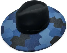 DENIM BRIM FEDORA