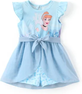 Disney Frozen Elsa Princess Ariel Minnie Mouse Toddler Girl Romper With Tulle Skirt Overlay Birthday Summer Jumpsuit 2-8Years