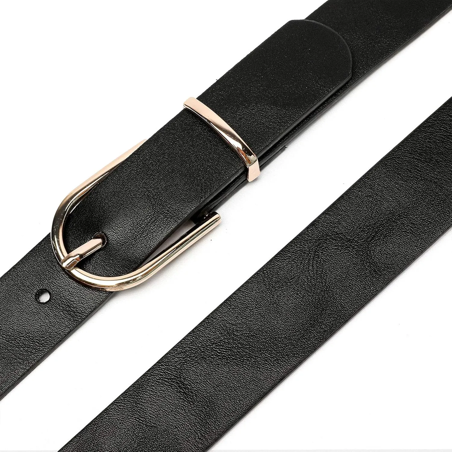 Earnda Women's Faux Leather Chic Belt for Ladies Jeans