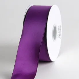 Eggplant - Satin Ribbon Wired Edge - ( W: 1-1/2 Inch | L: 25 Yards )
