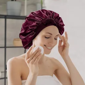 Elegant Satin Bow Elastic Nightcap