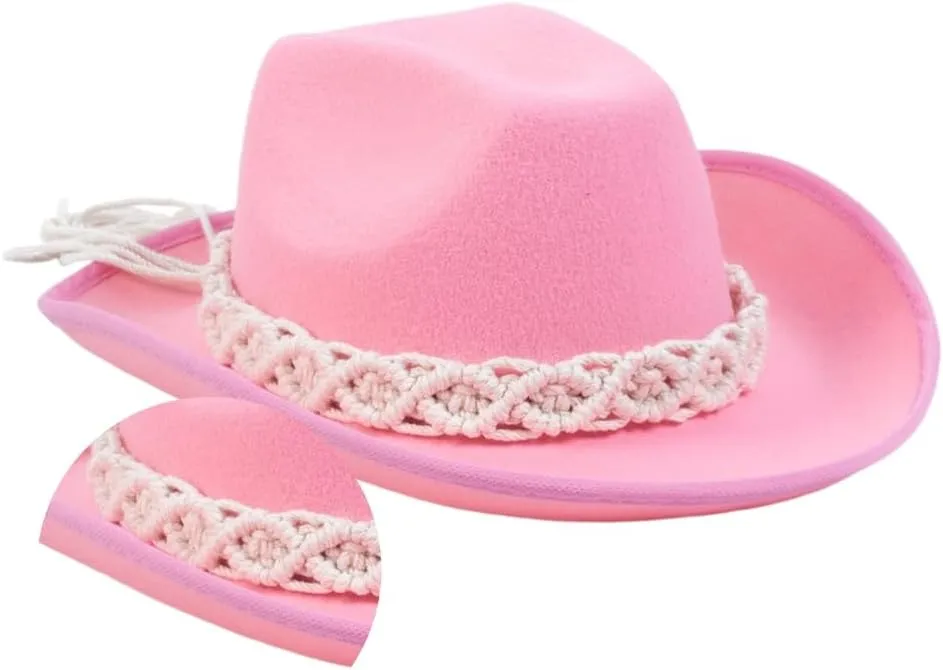 Fedoras Hat Fedoras with Braided Belt Wide Brimmed Hat for Women Man Casual Wear Western Fedoras Man Women Wear