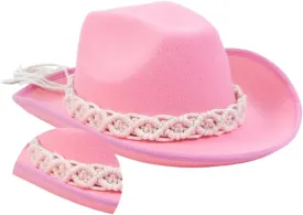 Fedoras Hat Fedoras with Braided Belt Wide Brimmed Hat for Women Man Casual Wear Western Fedoras Man Women Wear