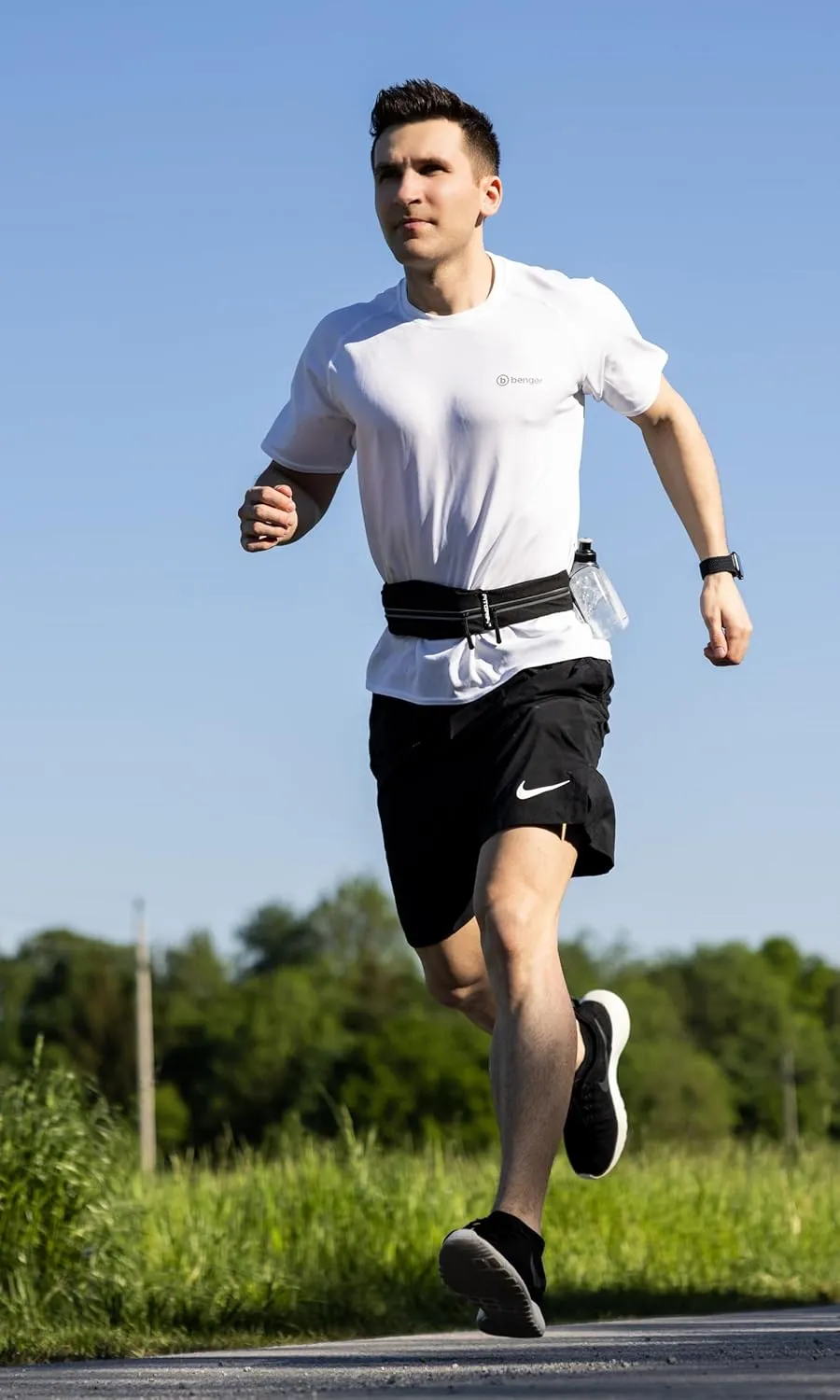 Fitgriff Running Belt for Men & Women - Secure Jogging Pouch for Phone, Keys & Essentials - For All Cell Phones