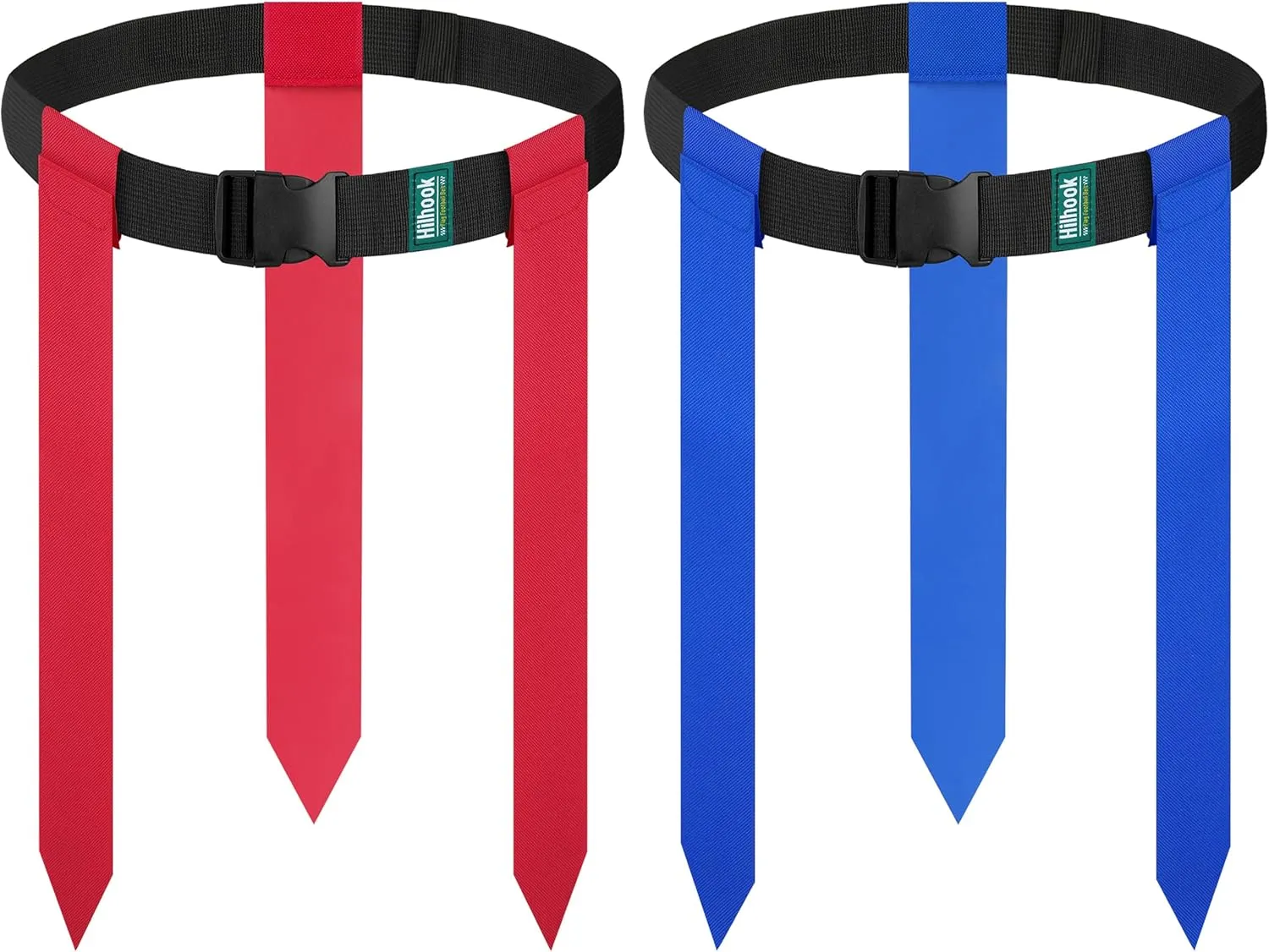Flag Football Belts, 2/10/20 Sets of Adjustable Flag Football Set with Flags for Kids Youth and Adults Training