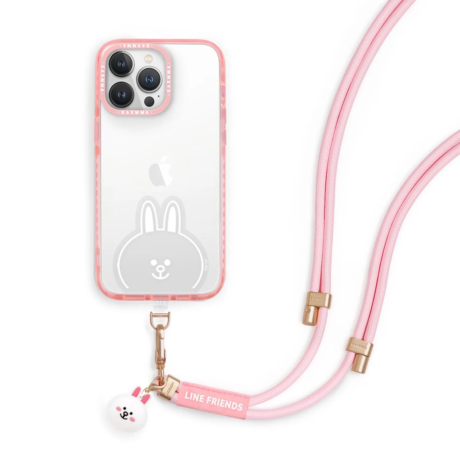 GARMMA Line Friends Doll Charm Phone Buckle Strap Adjustable Lanyard