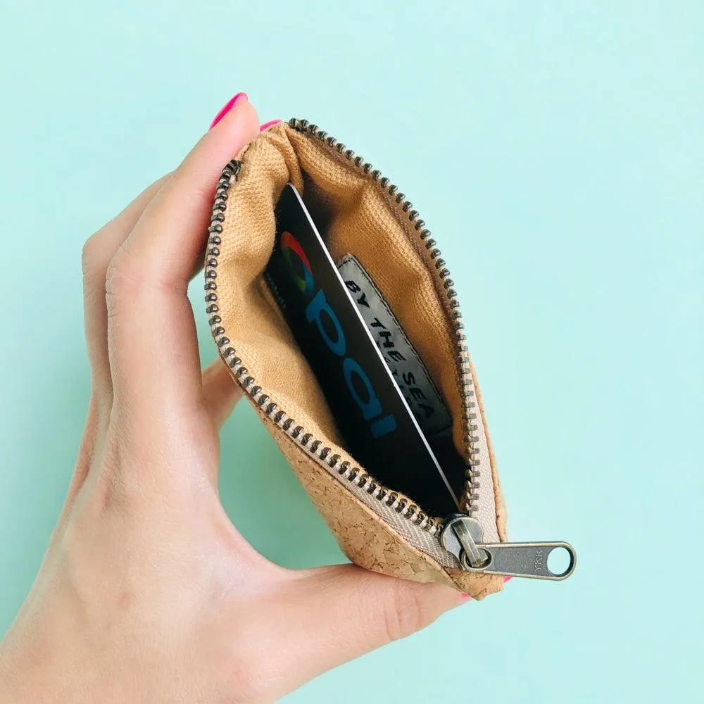 Gigi Cork Coin Pouch in Classic