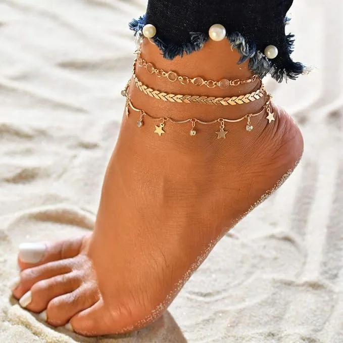 Gold Anklet Bracelet