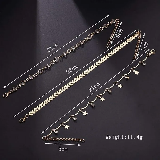 Gold Anklet Bracelet