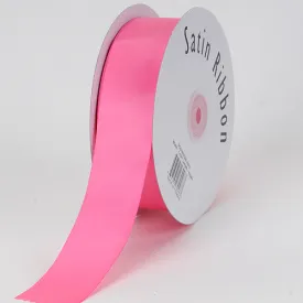 Hot Pink - Satin Ribbon Single Face - ( W: 1/8 Inch | L: 100 Yards )