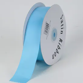 Light Blue - Satin Ribbon Single Face - ( W: 1/8 Inch | L: 100 Yards )