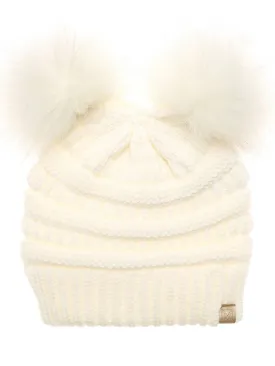 Pom Pom Knit Beanie