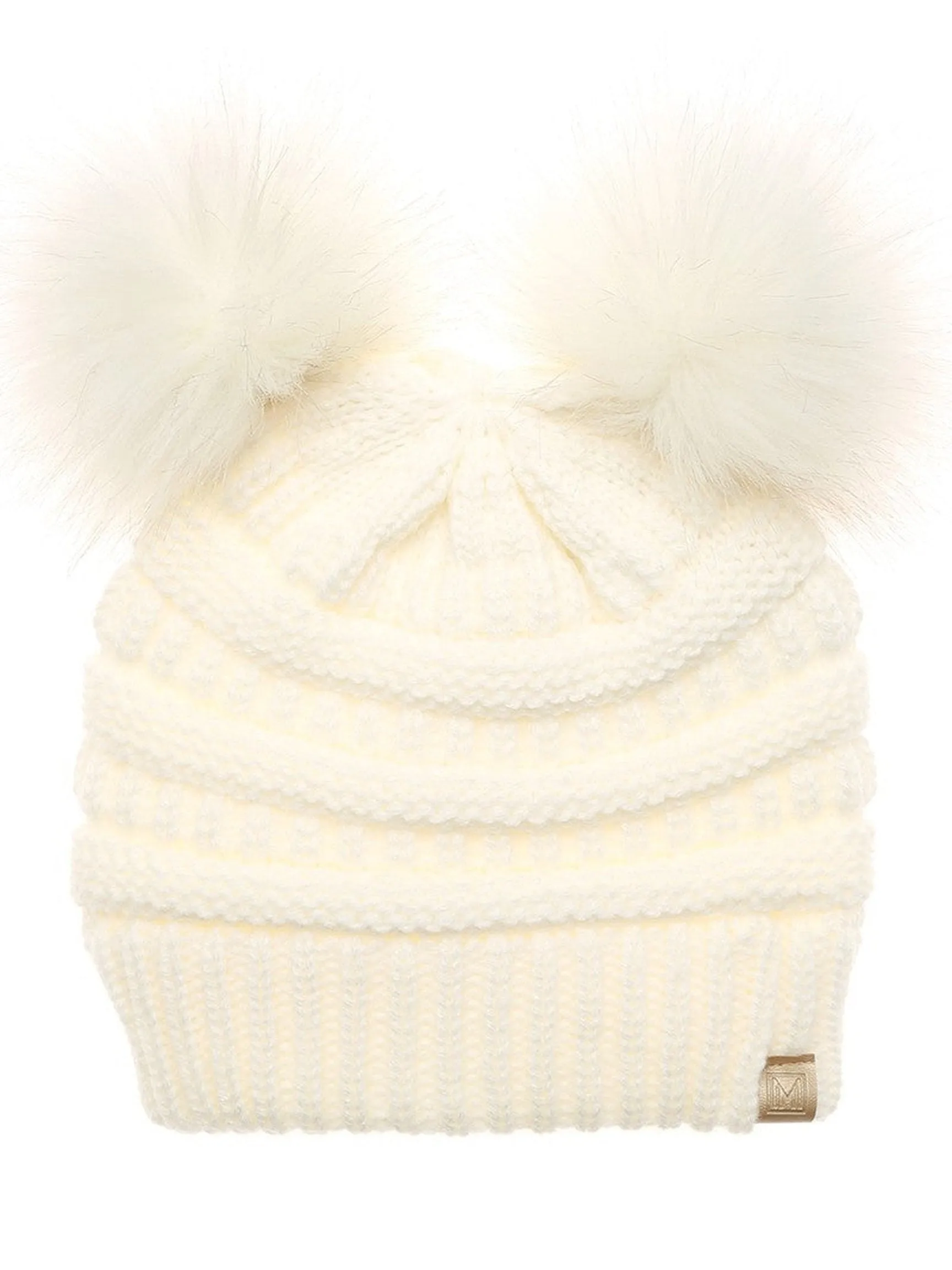Pom Pom Knit Beanie