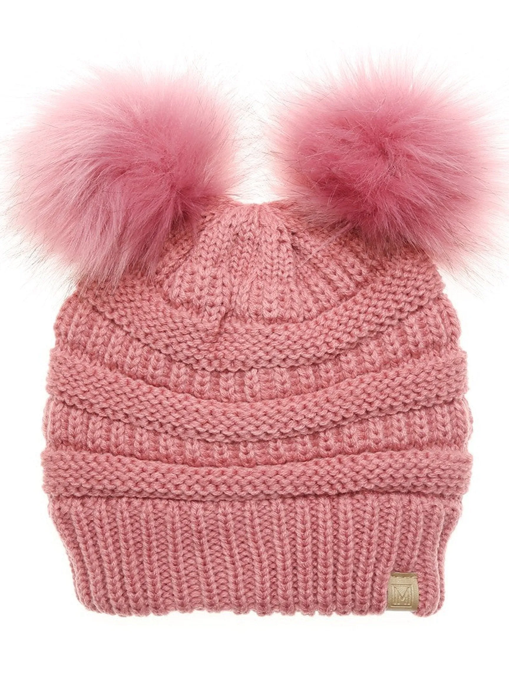 Pom Pom Knit Beanie