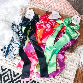 Satin Ribbon Hair Scrunchie