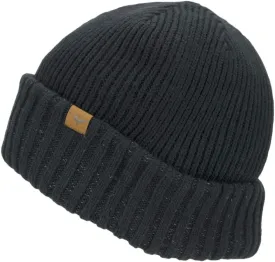 SEALSKINZ Unisex Bacton Waterproof Cold Weather Roll Cuff Beanie