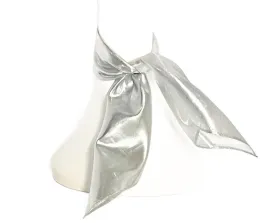 Silver Lame Neck Scarf