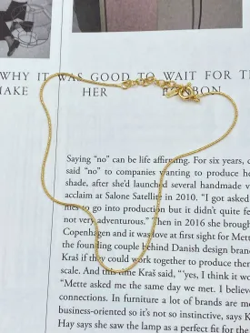 Slim Chain Anklet