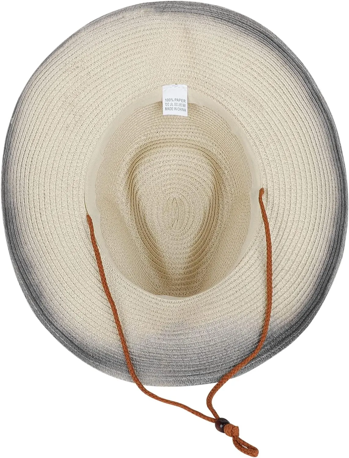 Straw Cowboy Sun Hat for Men Women Cowgirl Summer Fedora Beach Panama Western Cap UPF 50  Shapeable Brim Cap with Bull Belt