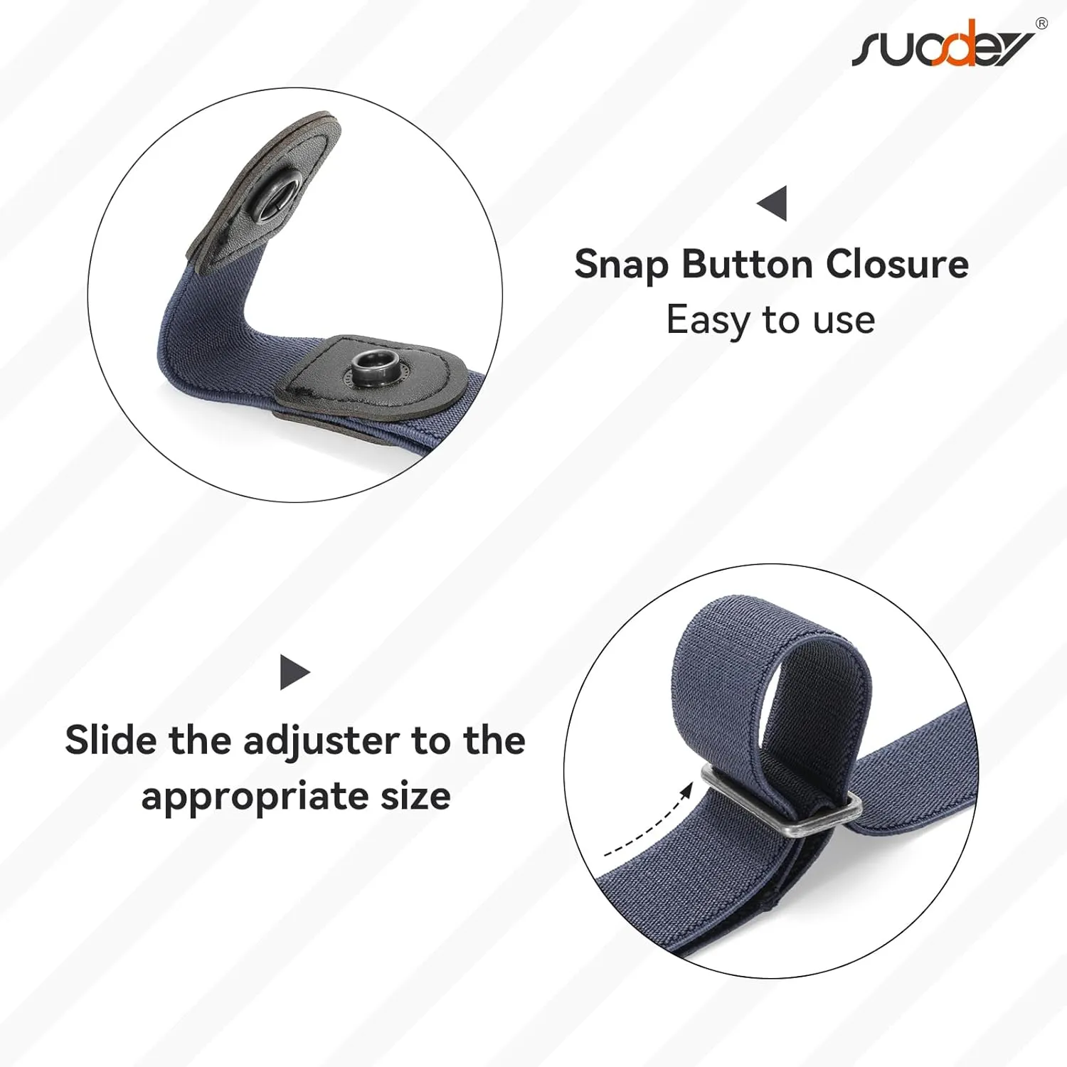 SUOSDEY No Buckle Invisible Stretch Belts for Men/Women Belt for Jeans pants No Hassle,No Bugle