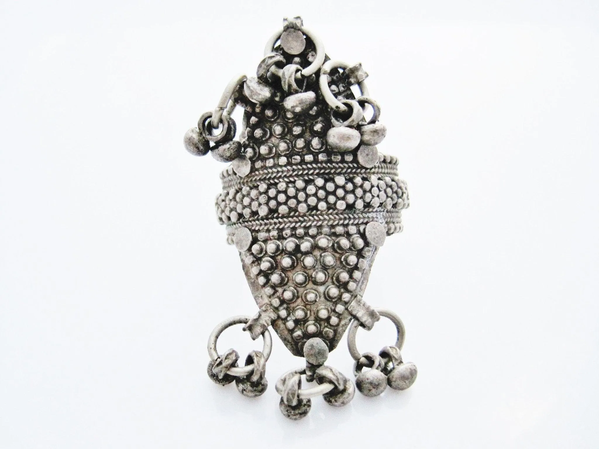 Vintage Bedouin Silver Yemeni Man Ring or Toe Ring