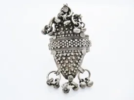 Vintage Bedouin Silver Yemeni Man Ring or Toe Ring