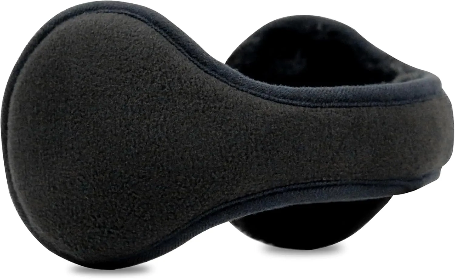 Winter Men Earmuffs, Big Size Foldable Polar Fleece Ear Warmers Women Adjustable Ear Muffs for Outdoor Activities
