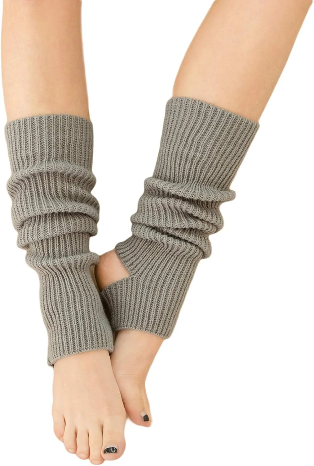 Women Ballet Leg warmers Knitted Stirrup Leg Warmers for women Winter Extra Soft long legwarmers for Yoga Dance