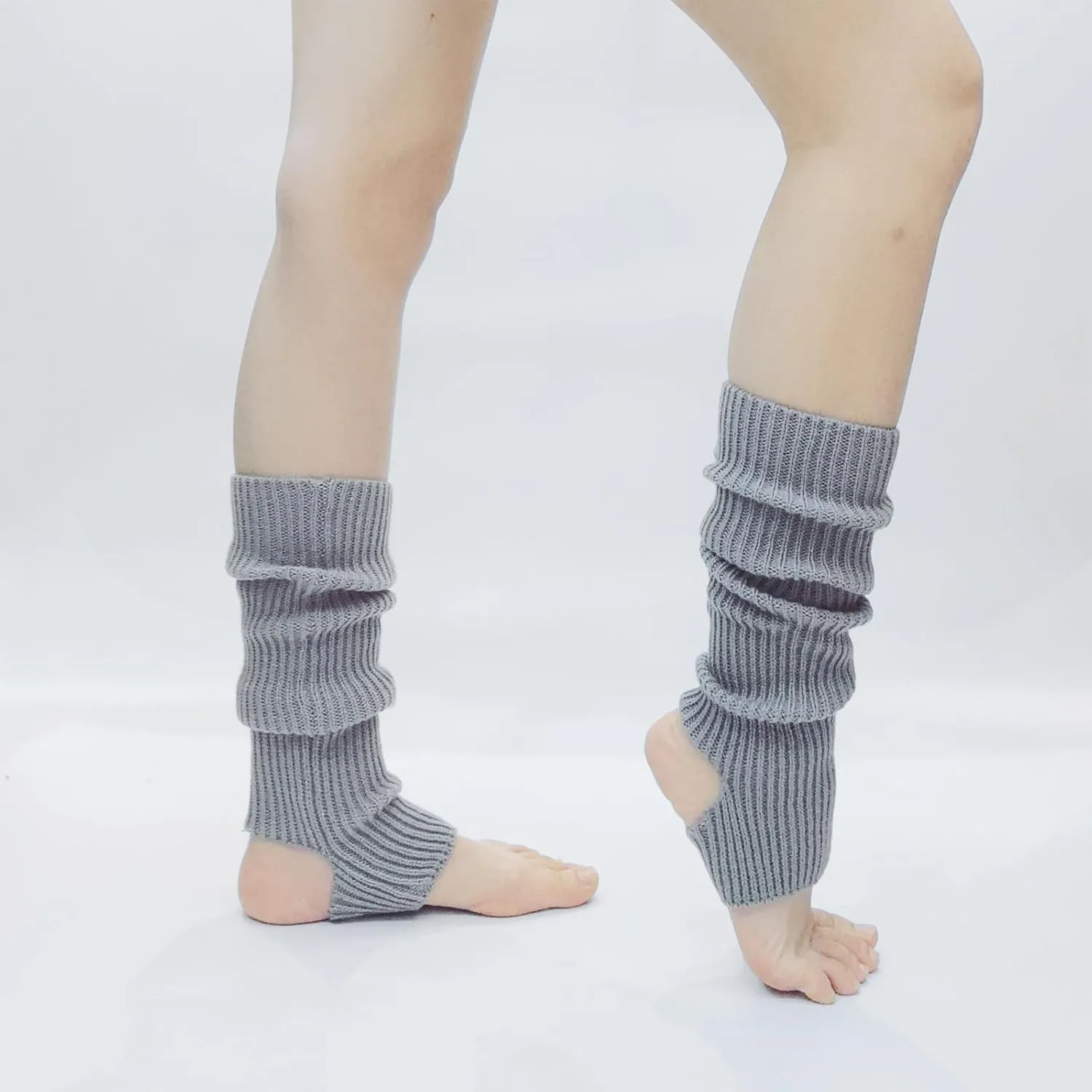 Women Ballet Leg warmers Knitted Stirrup Leg Warmers for women Winter Extra Soft long legwarmers for Yoga Dance