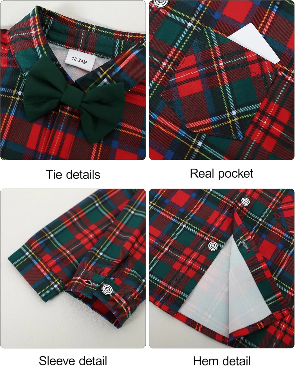 ZOEREA Toddler Baby Boy Suit Clothes Gentleman Wedding Outfits Long Sleeve Dress Shirt   Suspender Pants   Bowtie 1-5T